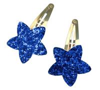SkyPOOU Populaire Glitters Star Hairpin Side Clip Barrettes Pince à Cheveux Femmes Accessoires Cheveux Épingle Latérale pour Filles Enfants Décorations de Cheveux Bleu. Env. 6,5 x 4 cm