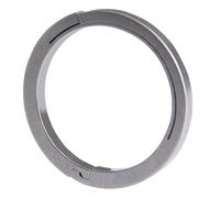 SkyPOOU Porte-clés plat portable avec anneaux fendus sur le côté poussant robuste pour mousqueton, facile à utiliser, petit outil d'extérieur