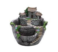 SkyPOOU Pots de fleurs de jardin pour améliorer la beauté des plantes pour le bureau ou le balcon pour plantes grasses améliorant l'esthétique naturelle des pots en céramique