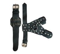 SkyPOOU Protège-mains de pêche en plein air Plaque d'acier intégrée pour la main gauche ou droite Accessoires de protection des mains pour la pêche en plein air Accessoires pour la protection des