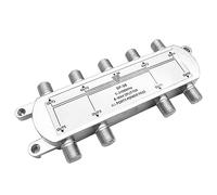 SkyPOOU Répartiteur de câble coaxial avancé 8 voies 5-2400 MHz CATV 1 entrée 8 sorties Structure de blindage haute isolation Fiche type F