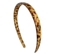 SkyPOOU Serre-tête élégant à motif de léopards en résine - Style décontracté - Pour femme et adolescente - Café - Environ 1,5 cm