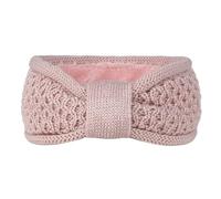 SkyPOOU Serre-tête en peluche avec nœud élégant et doublure épaisse en fourrure pour maquillage, tenue décontractée, sports d'hiver. Crevettes. Environ 25 x 11 cm