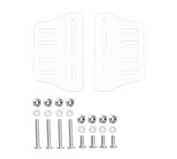 SkyPOOU Support de cadre de lit modifiable blanc pour squelettes de lit, construction en métal solide, facile à dénier, assemblage d'outils de suppression du bruit, matelas inclus dans le monde entier