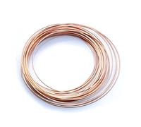 SKYPRO Fil de cuivre pur 99,5 % rond nu 1,8 mm pour la fabrication de bijoux, perles et fleurs, 10 m