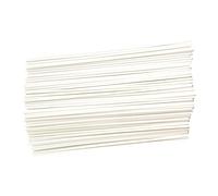 SKYPRO Lot de 100 tiges rondes en plastique ABS styrène blanc de diamètre 1,5 mm de long 250 mm pour bricolage, modélisme de table de sable, fabrication de scènes, construction de bâtiments