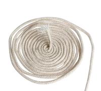 SKYPRO Mèches de remplacement pour lampe à huile de 10 m / 33 pi, mèche ronde de 2 mm / 0,079 pouce tressée pour lampes à alcool et bougies, fournitures de fabrication de bougies faites à la main pour