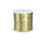 SKYPRO Rouleau de fil métallique doré clair de 100 m x 0,4 mm pour