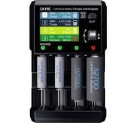 SKYRC MC5000 Chargeur de piles rondes Li-ion, Li-ion HV, LiFe, NiMH, NiCd, eneloop, NiZn, RAM, LTO, Na-ion LR03 (AAA), LR6 (AA)