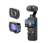 Skyreat Osmo Pocket 3 Macro & objectif anamorphotique 1,17X, grand écran cinématique bleu cinématique et lentilles macro pour gros plans Kit de filtres magnétiques pour appareil photo DJI Osmo Pocket