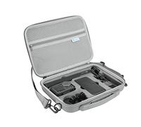 SKYREAT Sac de transport portable en cuir synthétique pour DJI Osmo Action 3/4/5 Pro Adventure Combo Accessoires, gris