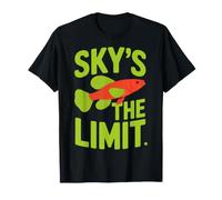 Sky's The Limit Fish Design Fluo T-Shirt