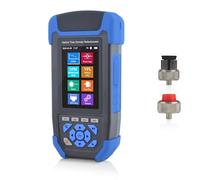 SKYSHL 1310nm/24dB+1550nm/22dB SM OTDR avec OPM+OLS+VFL+Carte des Événements+Test de Perte+Séquenceur RJ45+Traceur de Câble RJ45 Testeur de Fibre Optique Compatible avec APC&UPC SC+FC+ST+LC-SS303T-2A1