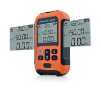 SKYSHL 850nm~1650nm Wattmètre Optique(VFL Intégré) -50~+26dBm FTTH Puissance Metre Optique Optical Fiber Power Meter avec 2,5mm Universel Connecteur,LC UPC Adaptateur