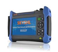 SKYSHL 850nm/29dB et 1300nm/37dB 80KM MM OTDR Testeur Fibre Optique Multimode Intégré OPM+OLS+VFL+Carte des Événements+Module de Données Compatible avec APC&UPC SC+FC+ST+LC-SS322T-2MM3