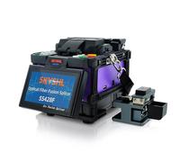 SKYSHL Soudeuse Fibre Optique de Soudage （Avec 10*Électrode,2*Batterie au Lithium et Chargeur de Voiture) Faible Perte d'épissure Cœur-à-Cœur Alignement Épisseuse par Fusion Splicer(SS428F-521)