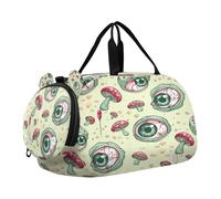 SKYSHU Evil Eye Grand sac de w nd imperméable avec bandoulière amovible Compartiment à chaussures et poche humide