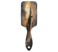 SKYSHU Wolf Brosse à cheveux à coussin d'air pour démêler - Brosse à cheveux anti-statique sans douleur ventilée pour femme et homme - Brosse de massage du cuir chevelu avec pagaie lisse et douce au