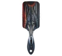 SKYSHU Wolf Brosse à cheveux à coussin d'air pour démêler - Brosse à cheveux anti-statique sans douleur ventilée pour femme et homme - Brosse de massage du cuir chevelu avec pagaie lisse et douce au