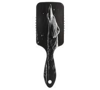 SKYSHU Wolf Brosse à cheveux à coussin d'air pour démêler - Brosse à cheveux anti-statique sans douleur ventilée pour femme et homme - Brosse de massage du cuir chevelu avec pagaie lisse et douce au