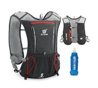 SKYSPER Gilet Hydratation Running | Sac Trail avec Bouteille Souple 500ml pour Course à Pied Marathon Trail Randonnée Femme Homme