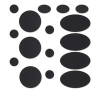 Skystuff Lot de 48 patchs en nylon pour réparation de veste, tente, vêtements d'extérieur, réparation de trous dans les vêtements, sacs de couchage, noir
