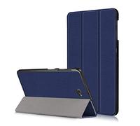 Skytar Galaxy Tab A6 10 Etui,Housse pour Samsung Tab A SM-T585N,Smart Folio Case Cover Stand Case PU Cuir étui Coque pour Samsung Galaxy Tab A 10.1 Pouces T580N/T585N (2016 Version),Bleu Marine