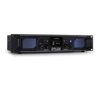 Skytec SPL500MP3 - Amplificateur Professionnel, 2x 250 Watts Noir, SD, MP3, USB Idéal pour une Utilisation Mobile, DJ, HIFI, Home Cinéma