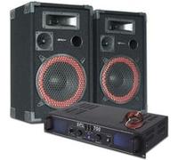 Skytec Dj Pa Kit Complet Amplificateur Et Haut-parleur 700w G
