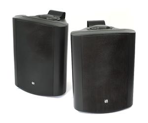 Skytec ODS50B Enceintes 2 voies 100 Watts - Noir, Boitier solide en ABS, Livré par paire avec étrier de fixation