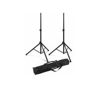 Vonyx Pieds d'enceintes LS01K – Kit 2 pieds réglables 100–175 cm, verrouillage, sacoche, 30 kg