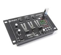 Skytec stm-3020b table de mixage 6 canaux avec usb/mp3 - noire