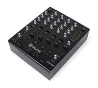 SkyTec Table de mixage DJ STM-7010 – 4 canaux, USB, jack 3,5, Talkover, crossfader remplaçable
