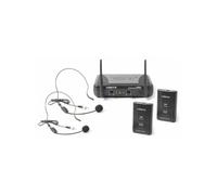 SkyTec Système micro sans fil STWM712H 2 canaux – 2 émetteurs serre-tête – portée 50 m