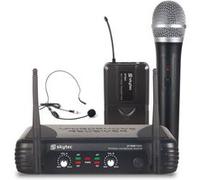 Microphone Tronios SkyTec STWM722C - Microphone sans Fil et Micro-Casque, UHF, 2 canaux