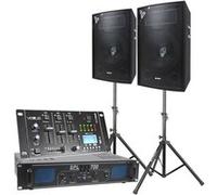 Skytec Système Audio Complet Bluetooth DJ 700W avec Pieds