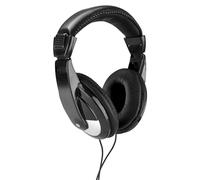 Vonyx SH120 - Casque DJ avec Sac de Transport, Léger et Robuste, Prise Jack 3,5mm, Adaptateur vers Jack 6,3mm Inclus, Idéal pour Musiciens et DJs