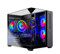 Skytech Gaming Crystal PC Gaming AMD Ryzen 5 5500 3,6 GHz NVIDIA RTX 5050 8 Go 1 to NVMe SSD, 16 Go DDR4 RAM 3200 650 W Or PSU WiFi Win 11 Ordinateur de Jeu