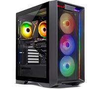 Skytech Nebula Gaming PC d'ordinateur, Intel i5 12400F 2,5 GHz (4,4 GHz Turbo Boost), Nvidia GTX 1650 4 Go GDDR6, 500 Go SSD, 16 Go DDR4 RAM 3200, 650 W Gold PSU, Wi-Fi, Win 11 Home