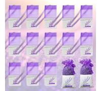 skytowards 40 PCS Sachets de Lavande Parfumée Violet Foncé, Sacs de Coton-Ramie de Cordon de Gaze Sacs Vides de Sachets Sac de Lavande Vide pour Stockage des Graines Épices et des Petits Cadeaux