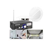 SkyTronic BS05 Enceintes Encastrables Etanches 5 avec Amplificateur