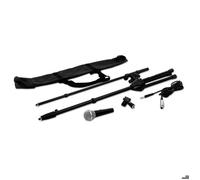 Skytronic Microphone micro pied sac de transport DJ concert sono