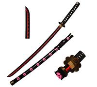 Skyward Blade Épée en bois Roronoa Zoro Katana Anime Texture originale Épée de Samouraï Japonais, Katana Shusui pour Cosplay Collection
