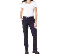 Skywear Pantalon de travail cargo à six poches pour femme, pantalon tactique multi-poches, disponible en bleu marine et noir, bleu marine, 44