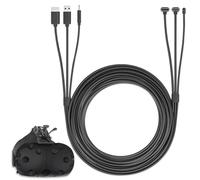 Skywin - Câble de sac à dos rond VR 3 en 1 (1 mètre), compatible avec HP Z VR Backpack & HTC Vive, pour connexion Linkbox et casque (noir)