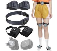 Skywin Ensemble ceinture et sangle de traqueur VR pour HTC Vive & Oculus Quest 2 (noir, 1 ceinture, 2 mains, 0,6 m)