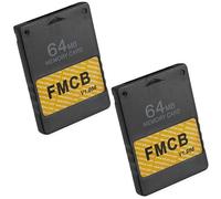 Skywin FMCB Carte mémoire McBoot v1.966 pour PS2-2 Pack Plug and Play PS2 Carte mémoire 64 Go PS2 Exécute des jeux sur disque USB ou disque dur