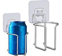 Skywin Lot de 2 porte-gobelets muraux adhésifs pour yacht, camion, voiture et camping-car, s'installe sur les murs et les balustrades - Porte-gobelet mural pour camping-car, s'installe facilement avec des coussinets adhésifs