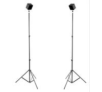 Skywin Support Trépied VR (Pack de 2) - Compatible avec la Plupart des Stations de Base & Capteurs VR - Mât Télescopique Réglable jusqu'à 229 cm