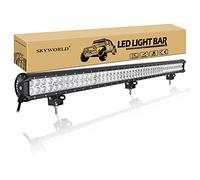 SKYWORLD 112cm 288W Barre Lumineuse LED de Travail, Étanche Barre LED Bar Rampe Feux Antibrouillard Phare de Travail LED12V 24V pour 4x4 Offroad Voiture Véhicule Camion Tracteur Quad Bateau 6000K
